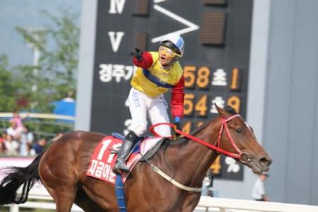 Jigeum I Sungan heads the field for the inaugural Jeju Governor's Cup at Seoul (KRA)